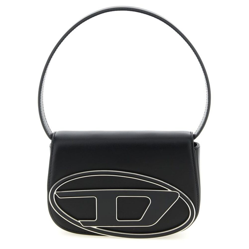 Diesel Black Cowhide Shoulder Women's Bag